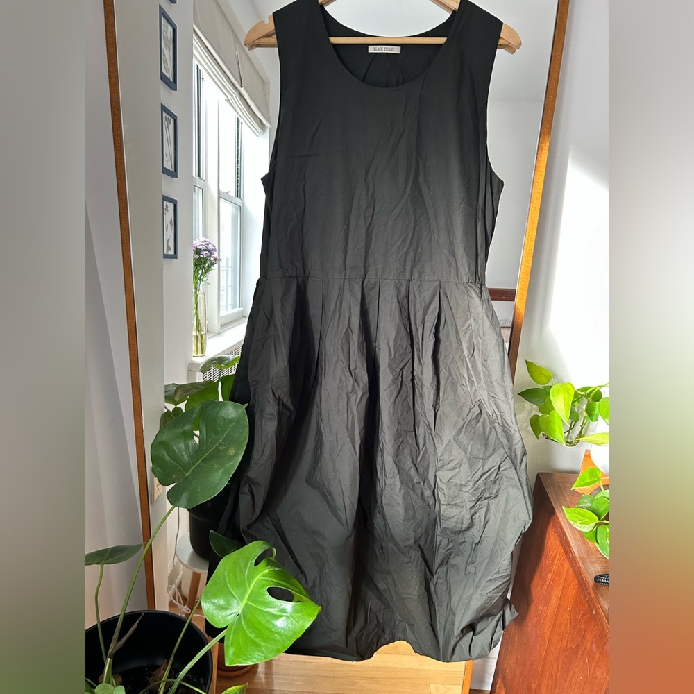 Black Crane, Tulip Dress in Charcoal, size L
